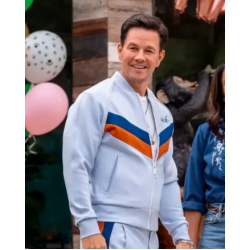 Me Time Mark Wahlberg White Tracksuit